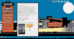 Desktop Screenshot of lemonysnicketlibrary.com